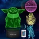 3D Ночник "Звездные Войны" (4 пластины: R2D2, Death Star, Falcon, Chewbacca), Пульт, 16 цветов - изображение 1
