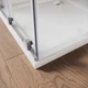 Двері у нішу Koer Walk-In розсувні Sr SD07-120x200-L-TR-01 прозоре скло Easy Clean 8мм Хром KR5686 - зображення 4