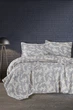 Муслиновое покрывало с наволочками First Choice Blooming 240 х 260 см Rodya Grey - изображение 1