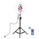 Кільцева USB RGBW LED лампа Puluz PKT3043 10'+ штатив 1.1 м - изображение 1