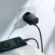 Адаптер сетевой HOCO C to C cable Leader charger set CS94A |1USB/1Type-C, PD/QC, 20W/3A| Black - изображение 7