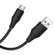 Кабель hoco. X124 Bien Silicone USB to Type-C 1 м, Fast Charge 3A, быстрая зарядка и передача данных для смартфонов Samsung Xiaomi Huawei Black - изображение 4
