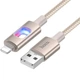 Дата-кабель Hoco U144 New USB to Lightning 2.4A (1.2m) Gold - зображення 1
