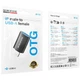 Перехідник Borofone BV26 Lightning Male to USB Female USB2.0 Black - зображення 6