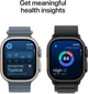 Smartwatch Apple Watch Ultra 3 GPS + Cellular 49mm Natural Titanium Case with Light Blue Alpine Loop - L (MEWP4) - obraz 6