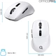 Мышка OfficePro M398W Wireless/Bluetooth White (M398W) - изображение 7
