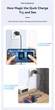 Зарядное устройство ESSAGER 20W GaN USB Type-C Быстрая зарядка QC3.0+PD3.0 для Apple iPhone, iPad, Samsung, Xiaomi Black (ES-CD31) - изображение 6
