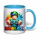 Чашка з друком "Roblox" (колір блакитний) (36536) - зображення 2