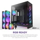 Корпус NZXT H9 Flow RGB+ Tempered Glass без БЖ Black (CM-H92FB-P1) - изображение 2