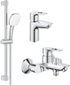 Набор смесителей Grohe BauLoop New UA123214S1 (23337001+23603001+26748003) - изображение 1
