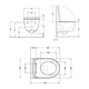 Унитаз подвесной Qtap Swan безободковый Ultra Quiet c сиденьем Soft-close QT16335179W - изображение 2