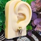 Серьги Xuping Jewelry длина 2.4см медицинское золото позолота 18К с1204 - изображение 5
