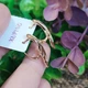 Серьги Xuping Jewelry длина 2.2см ширина 9мм медицинское золото позолота 18К с1509 - изображение 5