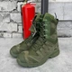 Зимові Берці Salomon Quest 4D Forces High GTX 45 олива - изображение 3