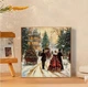 Набір для вишивання хрестиком "Вікторіанська казка" 14CT, 30x30 см, канва Аїду з нанесеним малюнком - зображення 5