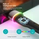 Дата кабель USB 2.0 AM to USB-C 1.0m 3A LED black Essager (EXCT-XCD01) - зображення 7