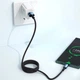 Дата кабель USB 2.0 AM to USB-C 3.0m 100W black Essager (EXC7A-CGC01-P) - изображение 4