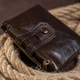 Кошелек Vintage Кожаный Коричневый (14602) - изображение 12