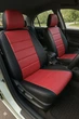 Авточохли на Moskvich 426 Auto Style екокожа чорно червоний - зображення 3