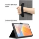 Чехол для планшета BeCover Slimbook Blackview Tab 16 Pro 10.95" Black (713718) - изображение 3