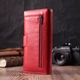 Кошелек ST Leather На четыре отделения для купюр из натуральной кожи Красный (22549) - изображение 4