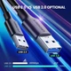 Дата кабель USB 3.0 AM to USB-C 1.0m US184 Black Ugreen (20882) - изображение 4