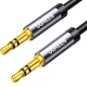 Кабель мультимедійний 3.5mm M to 3.5mm M 0.5m AV119 black Ugreen (10732) - зображення 1