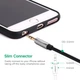 Кабель мультимедійний 3.5mm M to 3.5mm M 0.5m AV119 black Ugreen (10732) - зображення 3