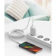 Дата кабель USB 2.0 AM to Micro 5P 1.0m braided white XO (NB235_M_White) - зображення 2