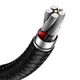 Дата кабель USB 2.0 AM to USB-C 1.0m Cafule Metal 66W black Baseus (CAKF000101) - изображение 2