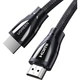 Кабель мультимедійний HDMI M to HDMI M 2.0m braided HD140 black Ugreen (80403) - зображення 1