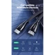 Кабель мультимедійний HDMI M to HDMI M 2.0m braided HD140 black Ugreen (80403) - зображення 3