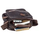 Сумка Vintage Текстильна чоловіча на два відділення Чорна (20199) - зображення 5