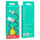 Дата кабель USB 2.0 AM to Micro 5P 1.0m silicone black BOROFONE (6974443386387) - зображення 3