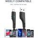 Дата кабель USB 2.0 AM to Lightning 0.25m 2.4A black Essager (EXCL-LSB01) - изображение 3