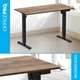 Комп'ютерний стіл OfficePro ODE1260DW Dark Wood/Black (ODE1260DW) - зображення 5