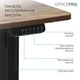 Комп'ютерний стіл OfficePro ODE1260DW Dark Wood/Black (ODE1260DW) - зображення 8