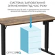 Комп'ютерний стіл OfficePro ODE1260DW Dark Wood/Black (ODE1260DW) - зображення 9