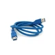 Дата кабель USB 3.0 AM/AM 1.0m Blue Voltronic (YT-3.0AM+AM-1.0) - изображение 1