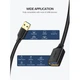 Дата кабель USB 3.0 AM/AF 1.5m US129 black Ugreen (30126) - зображення 5