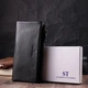 Гаманець ST Leather З натуральної шкіри Чорний (22527) - зображення 3