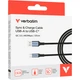 Дата кабель USB 2.0 AM to USB-C 1.2m black Verbatim (31843) - зображення 4
