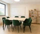 Стілець обідній зі спинкою Аріс М-65 з підлокітниками, для кухні, їдальні, кафе велюр Смарагд/чорний, 860х580х590 мм - зображення 5