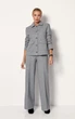 Женские классические прямые брюки с эластичным поясом Берлин STYLE NIKA MKSN2372/2-01 - 50, Сірий - изображение 1