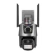 Поворотная уличная 4G камера видеонаблюдения V380-V21 8MP с сиреной и ночным видением 360° обзор - изображение 2