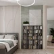 Стелаж книжковий Light №1 1200х160х1460 Графіт сірий (GALT13070000000) - зображення 5