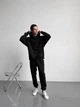 Худи мужской оверсайз с начесом Over XL черный - изображение 5