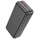 Портативний зовнішній акумулятор Power Bank 30000 mAh чорний - зображення 3