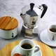 Гейзерна кавоварка Bialetti Moka Express 130 мл (3 чашки) з алюмінію срібляста (0001162) - зображення 10