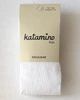 Дитячі бавовняні колготки Katamino Exclusive однотонні Білі 98-104 / 3-4 роки - зображення 2